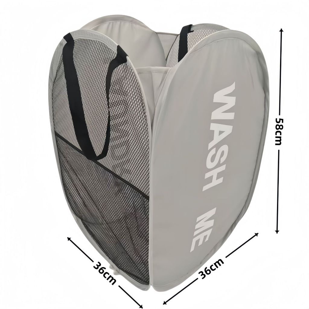 Giỏ lưới đựng quần áo giặt, Giỏ đựng đồ bẩn gấp gọn Giỏ lưới đựng quần áo giặt, Giỏ đựng đồ bẩn gấp gọn