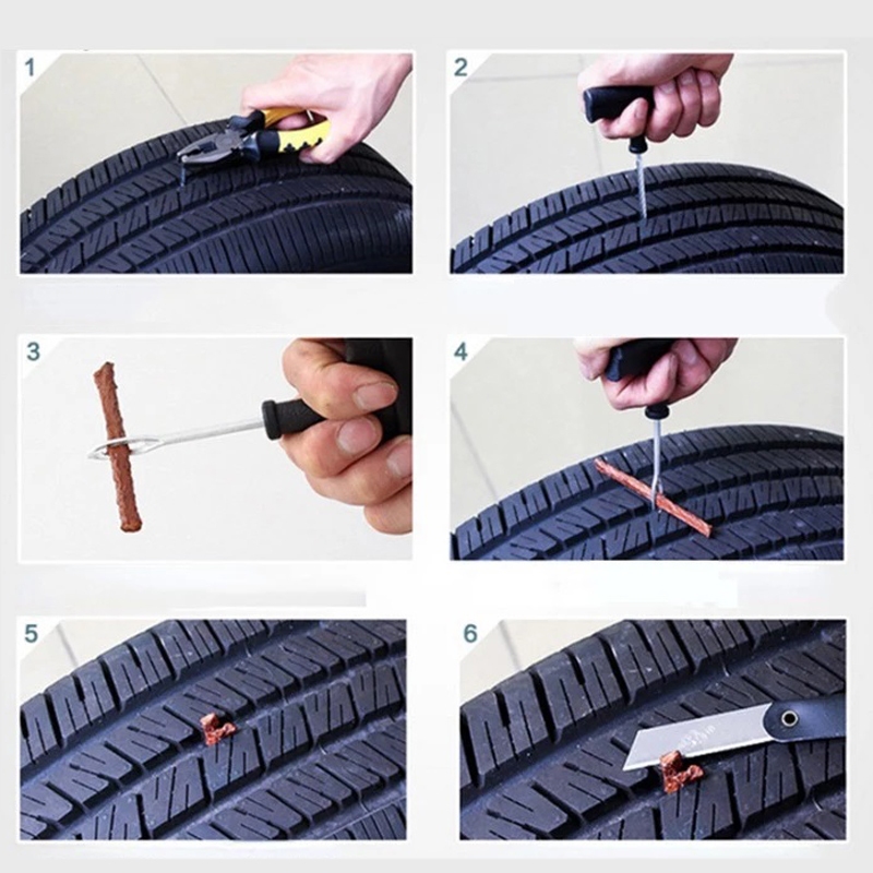 Bộ dụng cụ vá lốp xe, bộ vá lốp không ruột tiện lợi khi đi phượt du lịch tiện lợi nhỏ gọn Bộ dụng cụ vá lốp xe, bộ vá lốp không ruột tiện lợi khi đi phượt du lịch tiện lợi nhỏ gọn