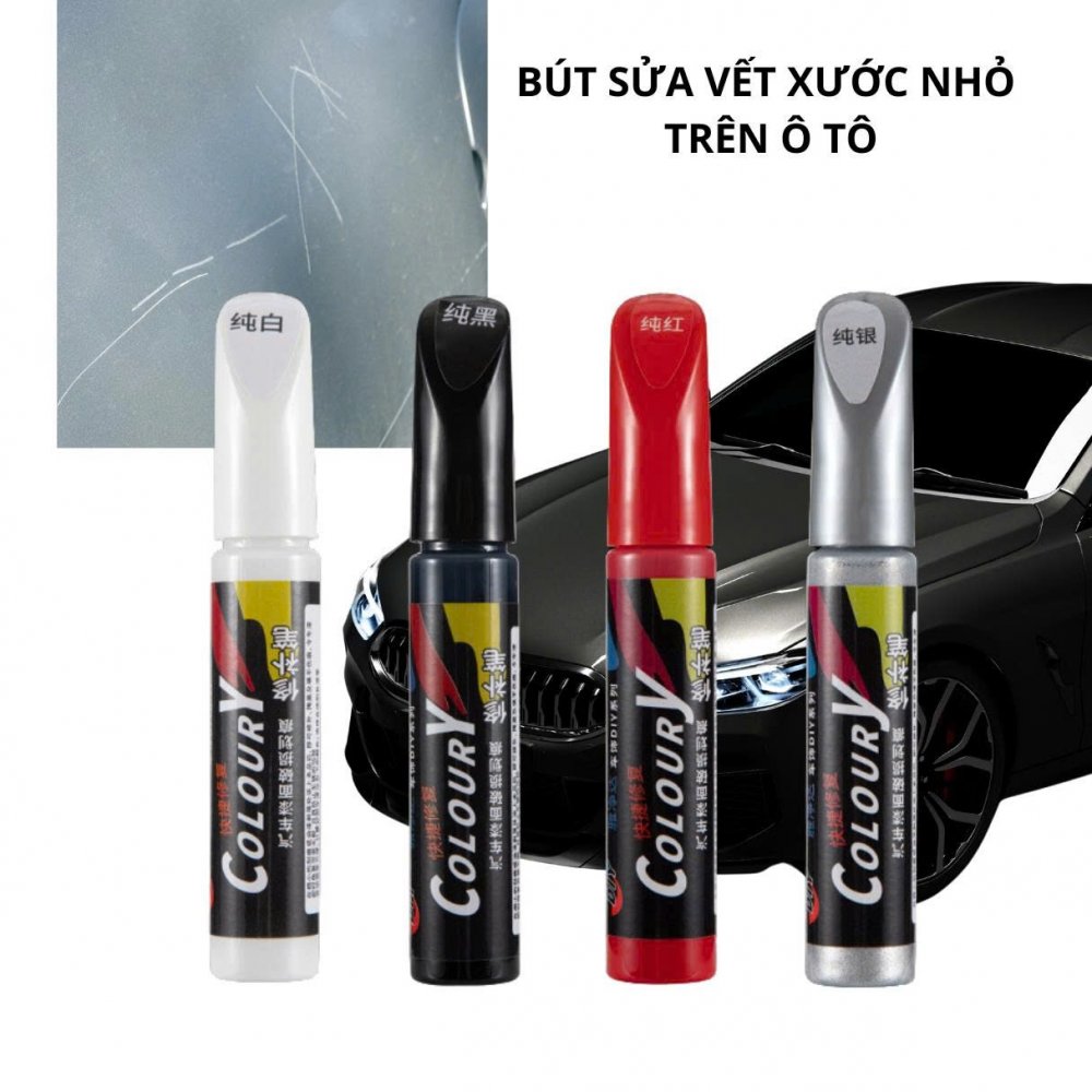 Bút sửa vết xước nhỏ trên ô tô, Bút sơn dặm Coloury xóa vết trầy xước xe hơi Bút sửa vết xước nhỏ trên ô tô, Bút sơn dặm Coloury xóa vết trầy xước xe hơi