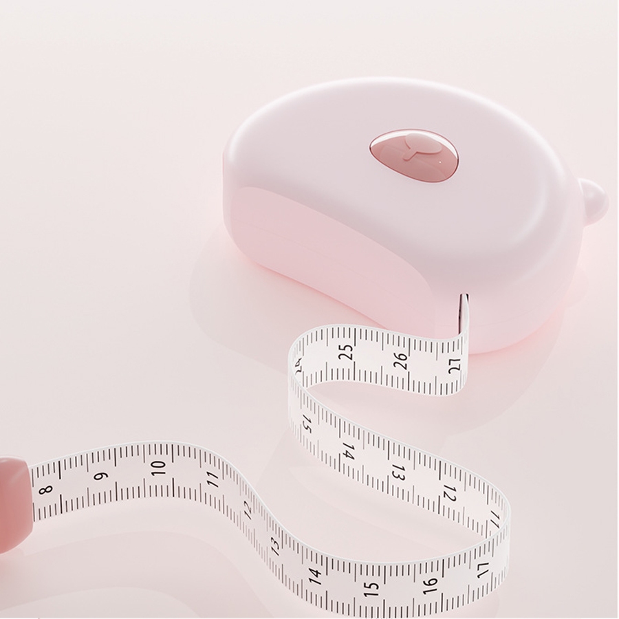 Thước dây cuộn hình gấu dễ thương, thước dây rút tự động khóa chốt nam châm tiện lợi Thước dây cuộn hình gấu dễ thương, thước dây rút tự động khóa chốt nam châm tiện lợi