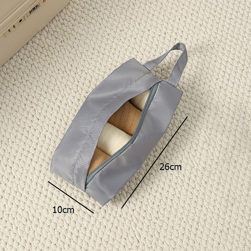 Túi mini đựng đồ dùng cá nhân, túi có quai xách đựng tất vớ đồ dùng du lịch gấp gọn Túi mini đựng đồ dùng cá nhân, túi có quai xách đựng tất vớ đồ dùng du lịch gấp gọn