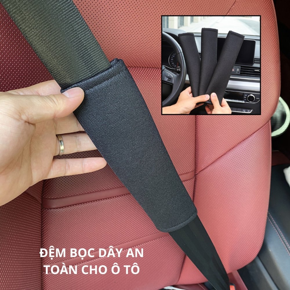 Đệm bọc dây an toàn ô tô, miếng bọc dây an toàn xe hơi mềm mại Đệm bọc dây an toàn ô tô, miếng bọc dây an toàn xe hơi mềm mại