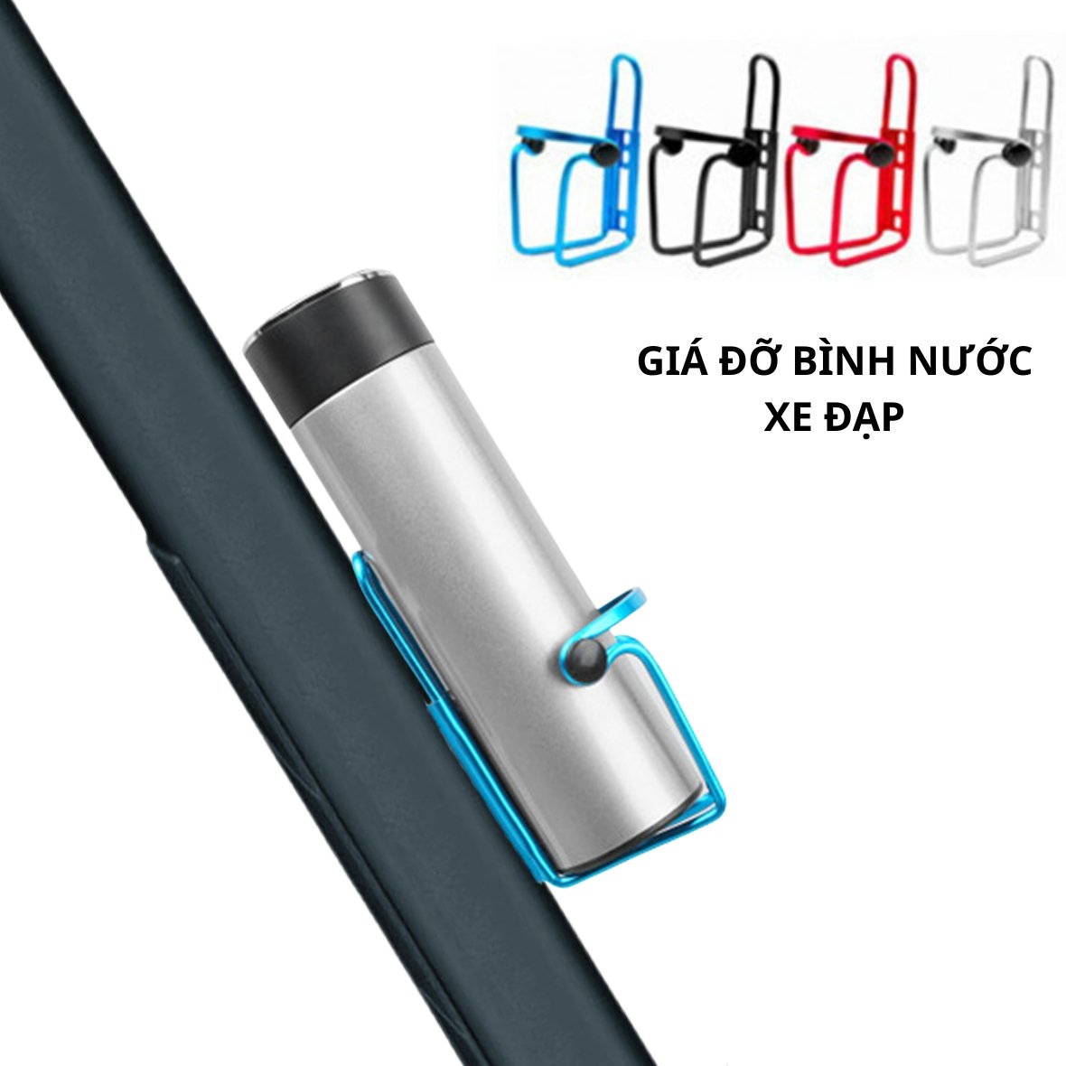 Giá đỡ bình nước xe đạp hợp kim nhôm, gọng bình nước chữ L gắn xe đạp thể thao Giá đỡ bình nước xe đạp hợp kim nhôm, gọng bình nước chữ L gắn xe đạp thể thao