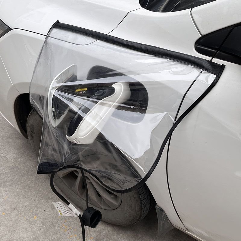 Tấm PVC che mưa cổng sạc ô tô điện, tấm che chống nước bảo vệ cổng sạc xe điện Tấm PVC che mưa cổng sạc ô tô điện, tấm che chống nước bảo vệ cổng sạc xe điện