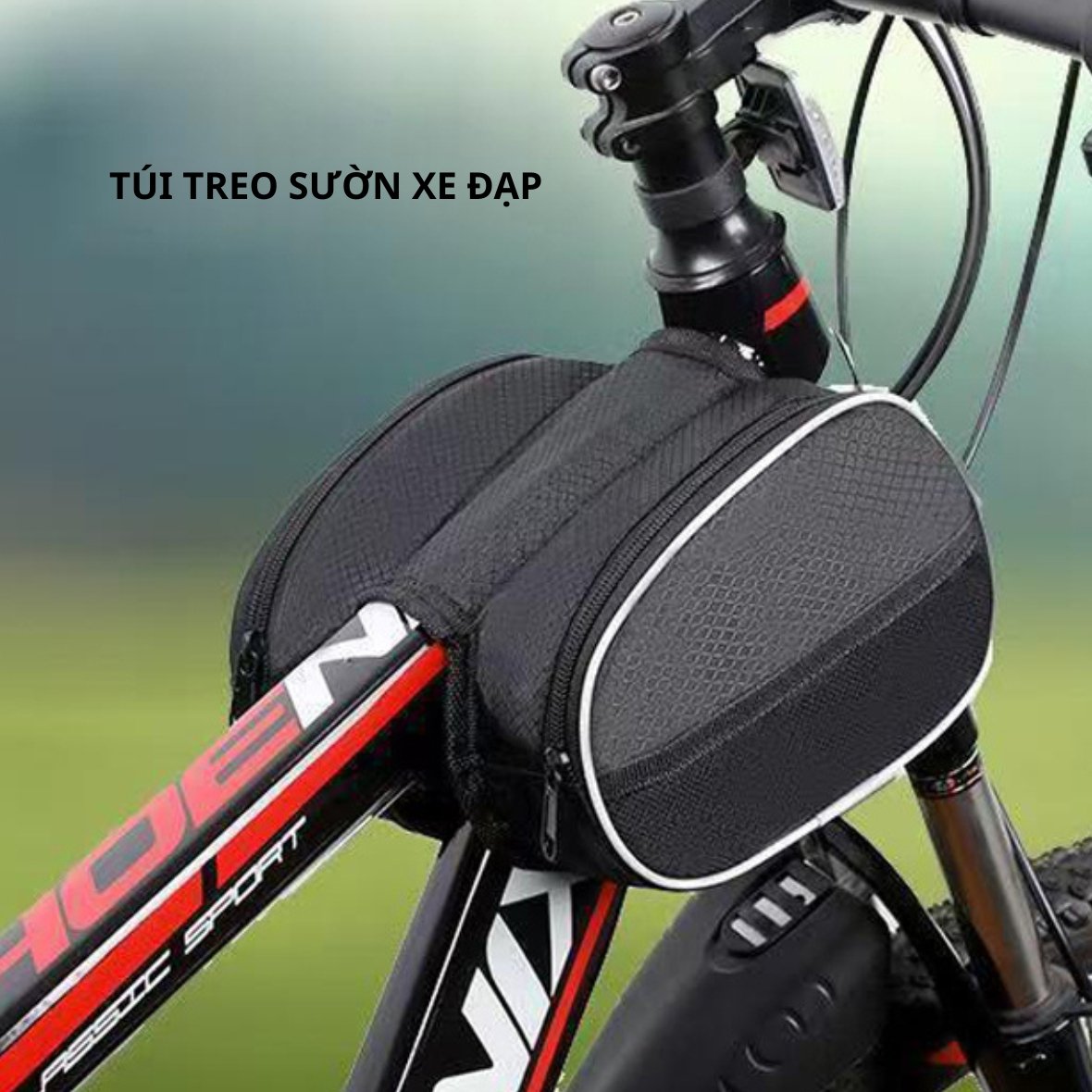 Túi treo khung xe đạp thể thao, túi đựng điện thoại phụ kiện treo sườn xe đạp chống nước Túi treo khung xe đạp thể thao, túi đựng điện thoại phụ kiện treo sườn xe đạp chống nước