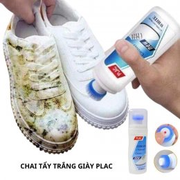 Chai xịt tẩy trắng giày dép túi xách đa năng Plac