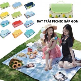 Thảm du lịch dã ngoại picnic chống nước gấp gọn