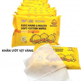 Gói khăn ướt vịt vàng cute đáng yêu tiện lợi