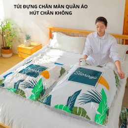 Túi hút chân không họa tiết đựng quần áo, chăn màn,đồ dùng tiện lợi tiết kiệm diện tích