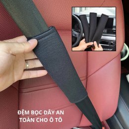 Đệm bọc dây an toàn ô tô, miếng bọc dây an toàn xe hơi mềm mại