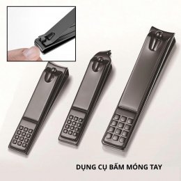 Dụng cụ bấm móng tay, đồ bấm móng tay chân thép không gỉ nhỏ gọn
