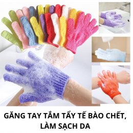 Găng tay tắm tẩy tế bào chết masage làm sạch da