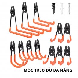 Móc treo tường chịu lực, giá đỡ gắn tường treo xe đạp ống nước đồ dùng đa năng tiện lợi