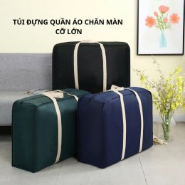 Túi vải không dệt đựng quần áo chăn màn cỡ lớn, Túi đựng chăn màn quần áo