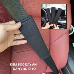 Đệm bọc dây an toàn ô tô, miếng bọc dây an toàn xe hơi mềm mại