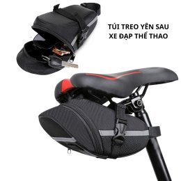 Túi treo yên sau xe đạp thể thao, túi gắn yên xe đạp đựng phụ kiện chống nước